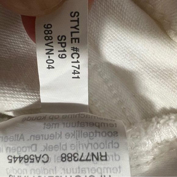 NWOT White Madewell Jeans, 9" High-Rise Skinny, Size 29 - Picture 7 of 8